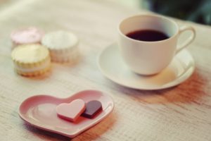 ブラックコーヒーとチョコ