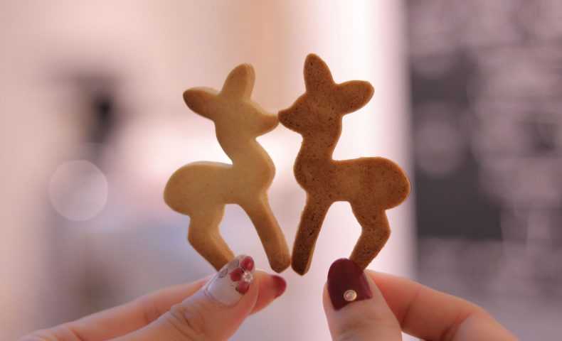キスするバンビ